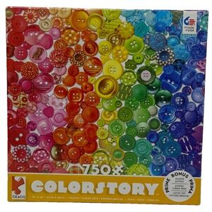Rainbow Buttons 750 Piece Puzzle by Ceaco #42932